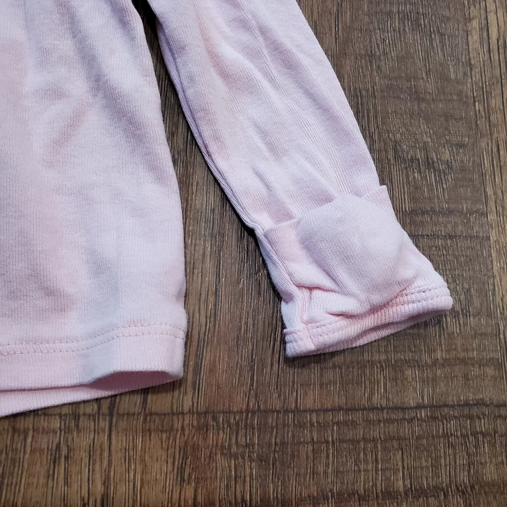 Gerber 2 Organic Cotton Baby Girl Love Onesies Cardigan Pastel Pink Elephant 3M